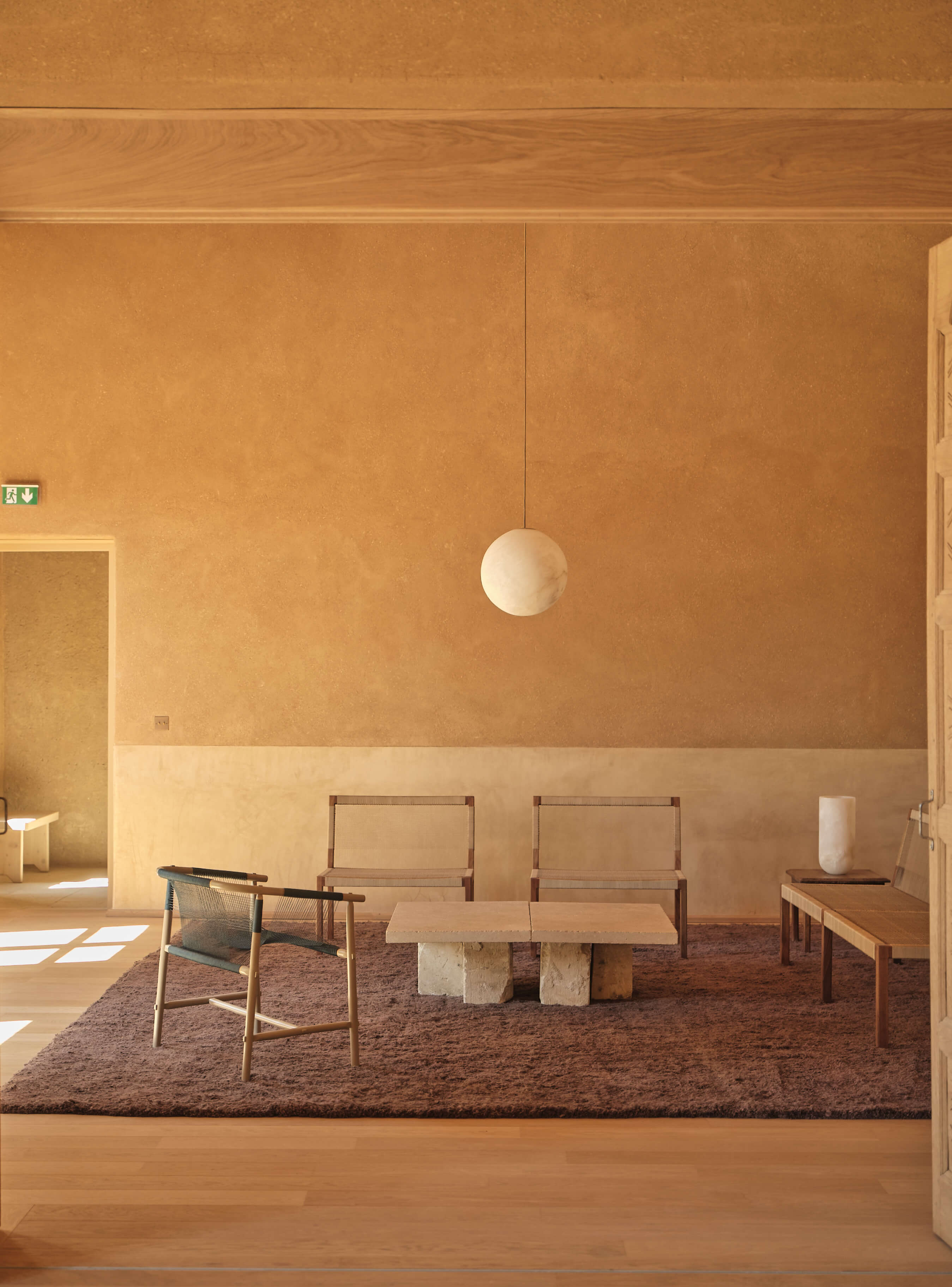 Chateau de Beaucastel - Architecture Pisé