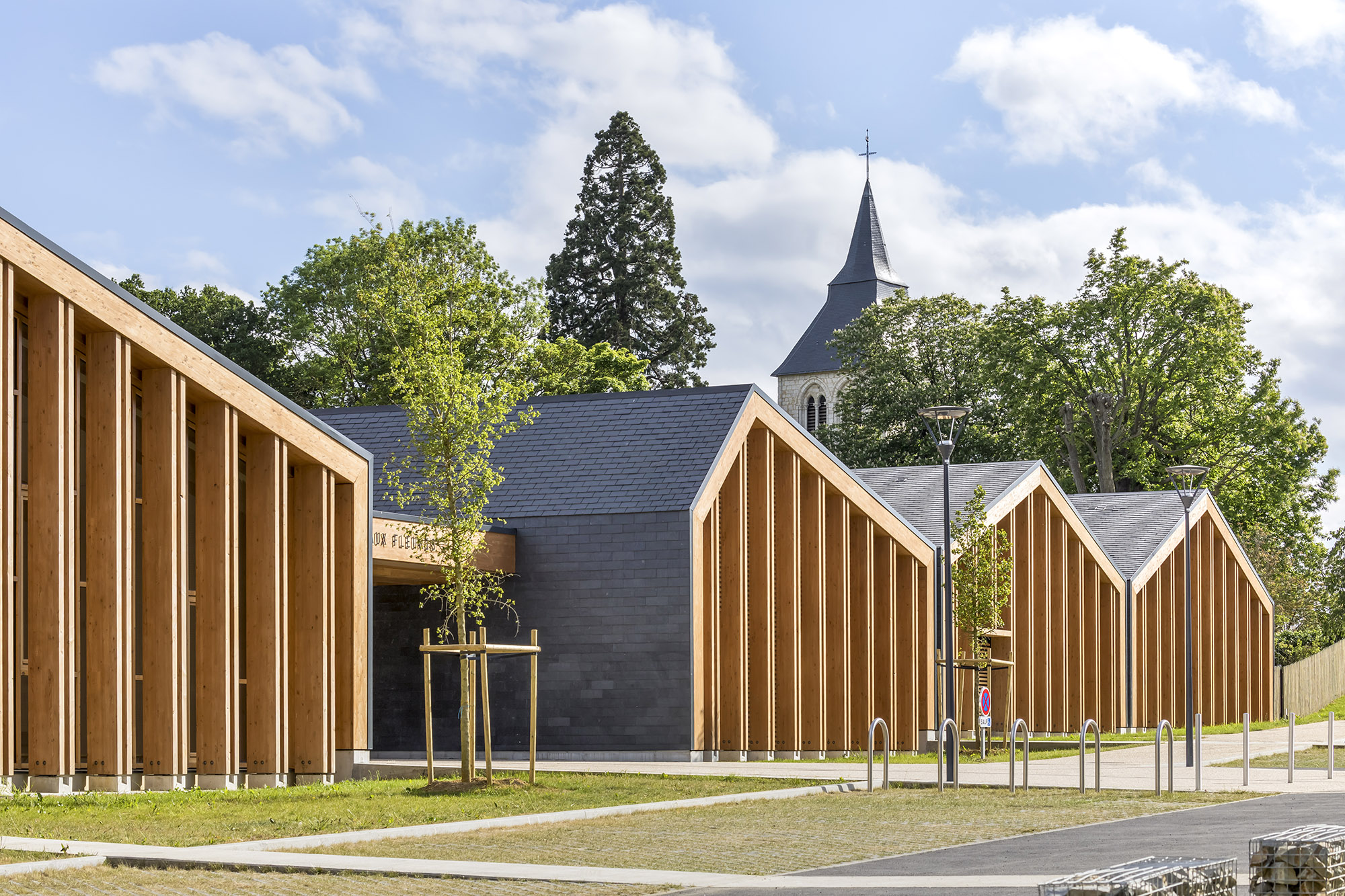 Ecole les coteaux fleuris - Architecture Ardoise