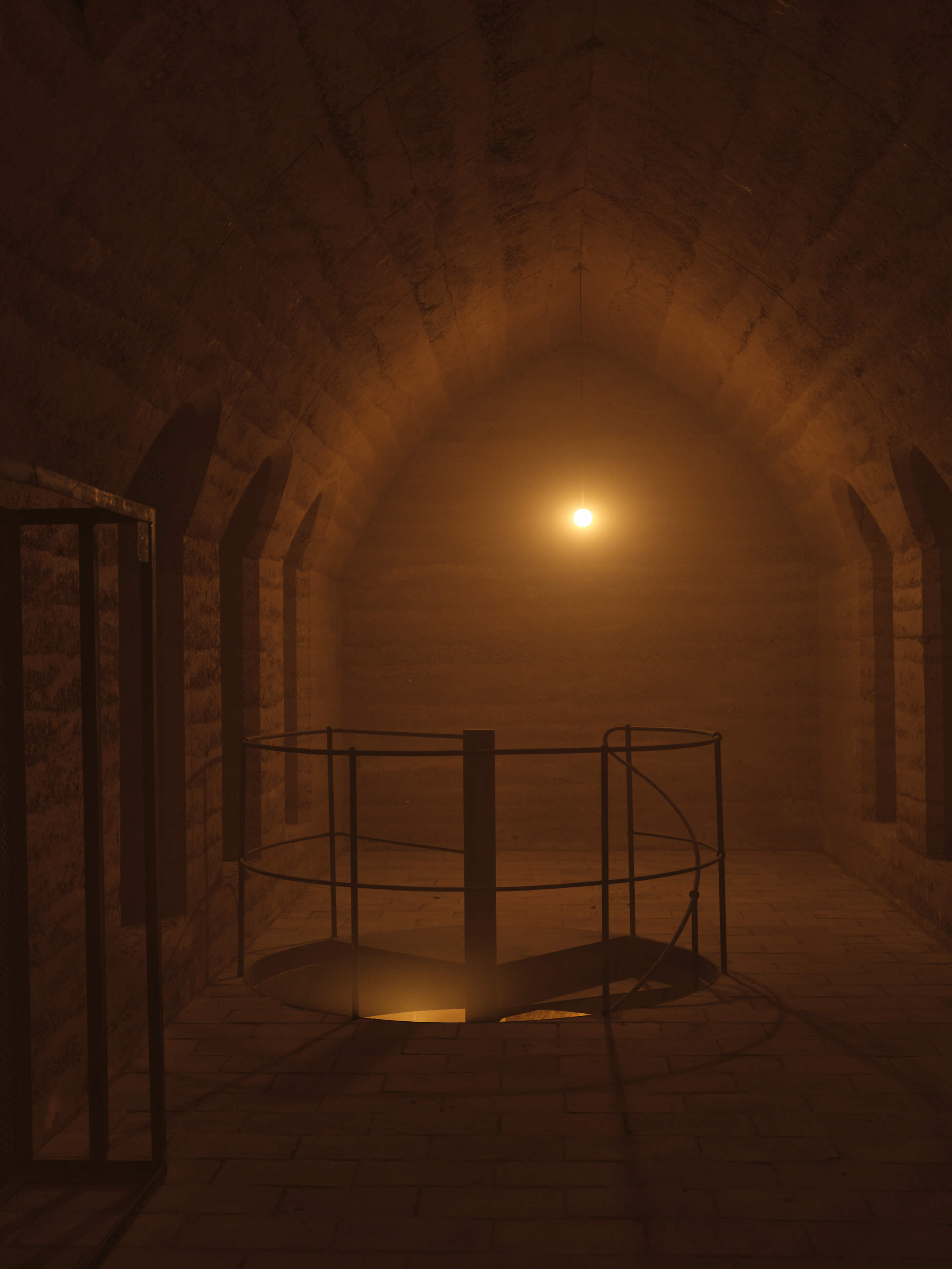 Chateau de Beaucastel - Architecture Pisé