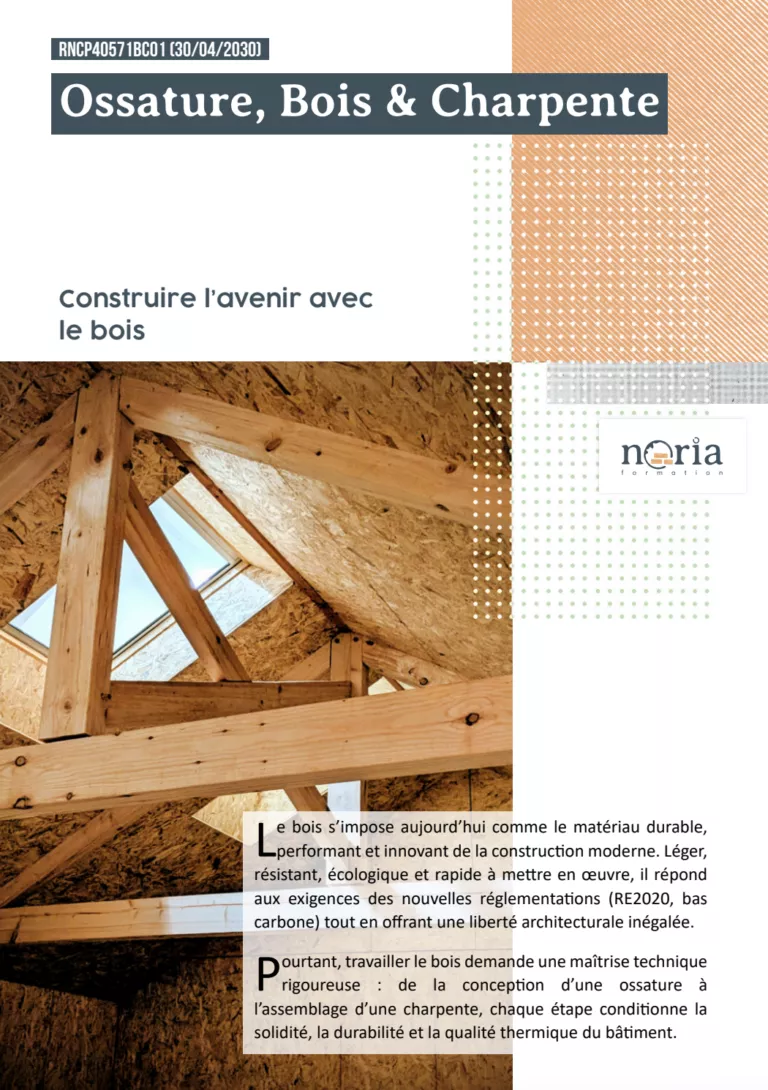 Formation Ossature Bois & Charpente (OBC)