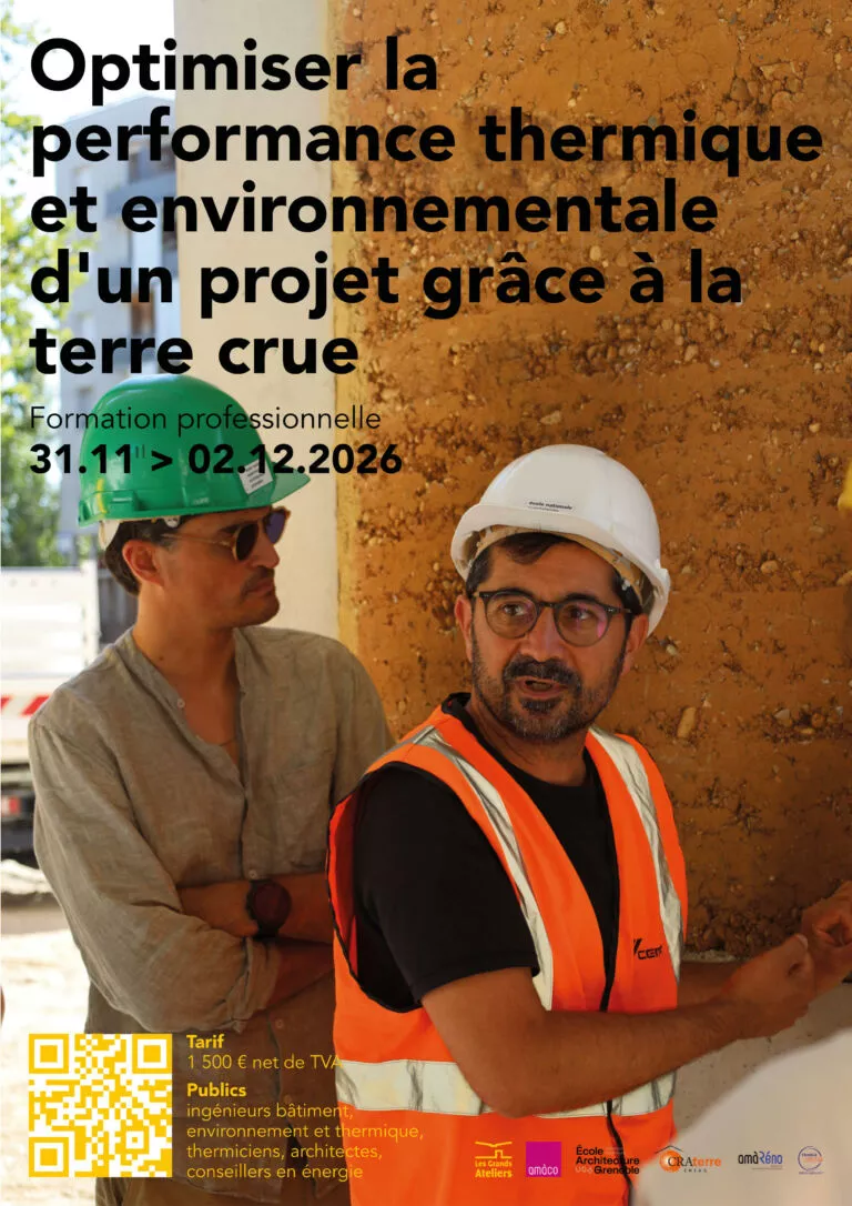 Optimiser la performance thermique et environnementale d'un projet grâce à la terre crue