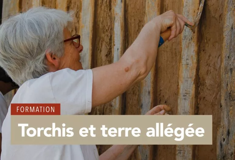 Torchis et terre allégée